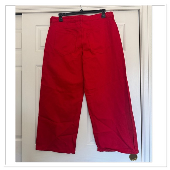 Wild Fable Red Wide Leg Jeans - Picture 3 of 4